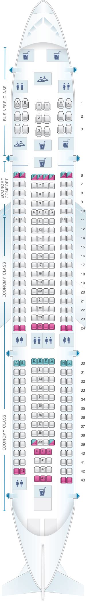 A330 300 Klm Seat Map