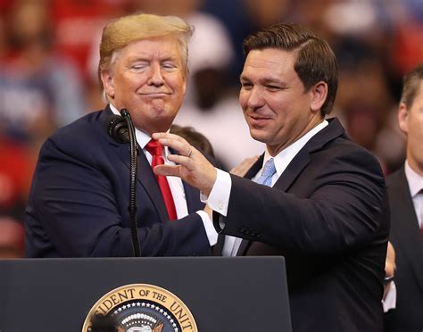 trump plans to f k over ron desantis two days before the midterm elections vanity fair