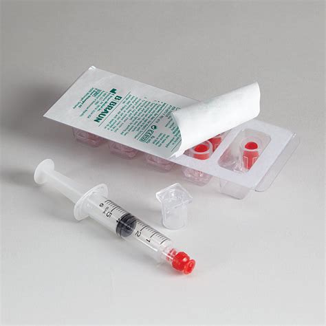 Sterile Tamper Evident Luer Lock Syringe Caps Pack Medical Products