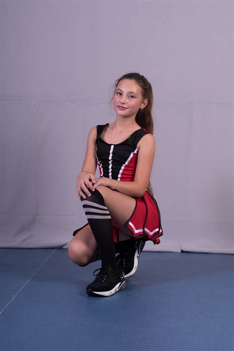 Skarlet Brima Models Cheerleader Outfit Fashionblog