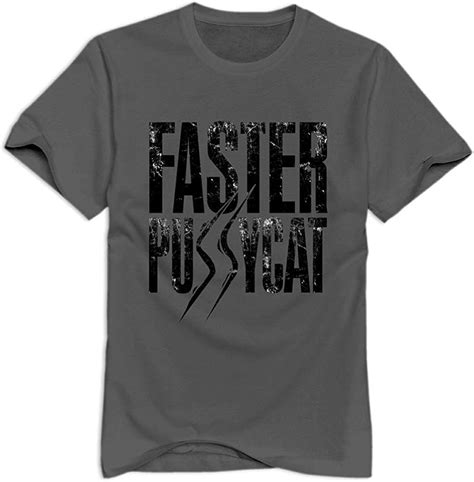 Faster Pussycat Logo Short Sleeve T Shirt For Man New T Shirts Amazones Ropa