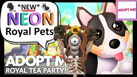 Neon Royal Corgi And Neon Royal Palace Spaniel 🫖royal Tea Party Update