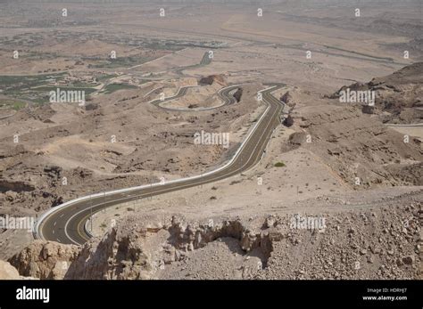 Jebel Hafeet Mountain Road Al Ain United Arab Emirates Stock Photo Alamy