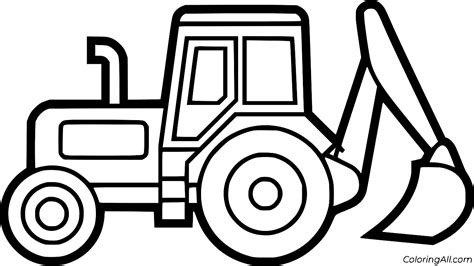 Excavator Coloring Pages Coloringall