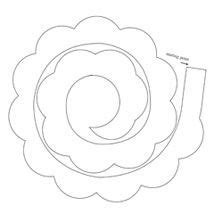Open any of the printable files above by clicking the image or the link below the image. Paper rose template | Patterns/Templates | Pinterest ...