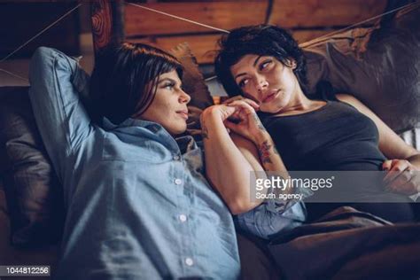 Couple Spooning Bed Photos And Premium High Res Pictures Getty Images