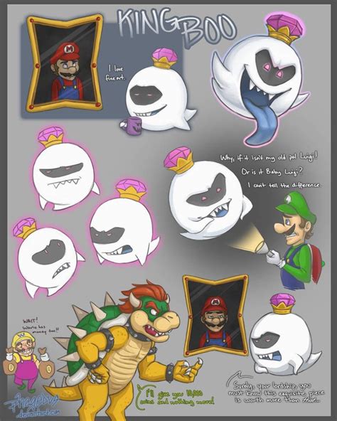 King Boo By Phageous On Deviantart King Boo Super Mario Art Mario And Luigi Games