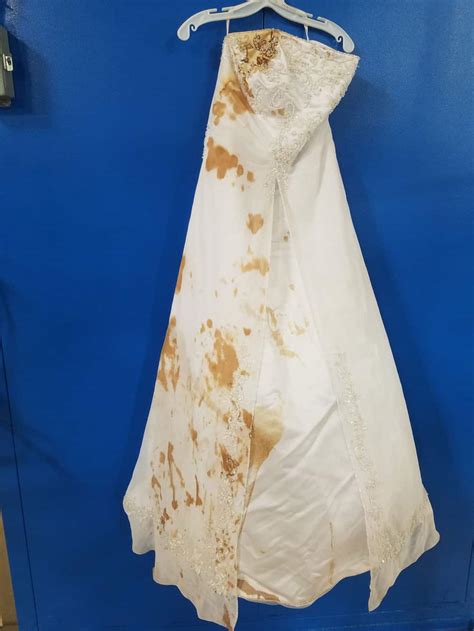To provide the most accurate estimate for your wedding dress. Before Restoration