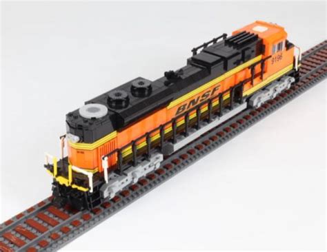 Custom Lego Train Bnsf Emd Sd70ace Train Kit Etsy