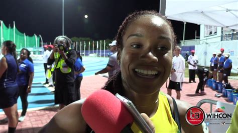 carifta games 2019 briana williams gold u20 girls 100m trackalerts