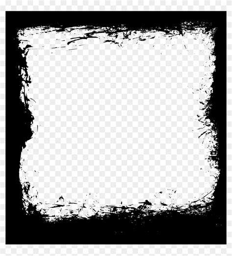 Grunge Border Tutorial Grunge Texture Square Png Clipart 54953