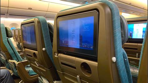 Cathay Pacific Airbus A Economy Class Review Taipei Hong