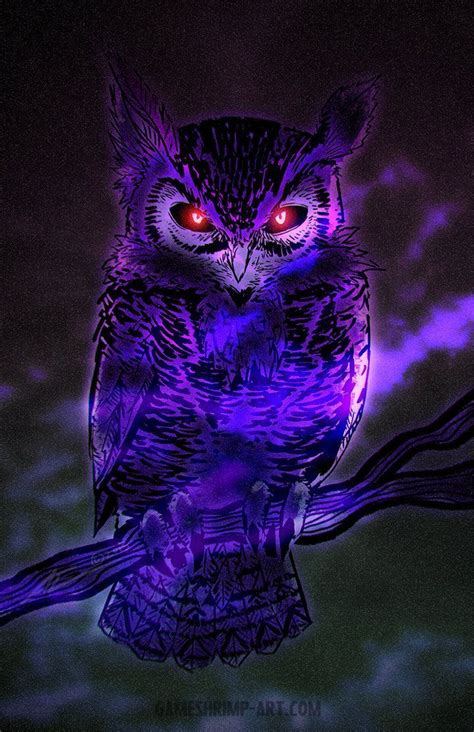 Purple Owl Wallpapers Wallpaper Cave