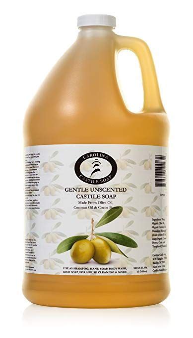 The soap is completely suitable for babies with several skin issues like eczema, psoriasis. Amazon.com : Castile Soap Liquid Unscented - 1 Gallon ...