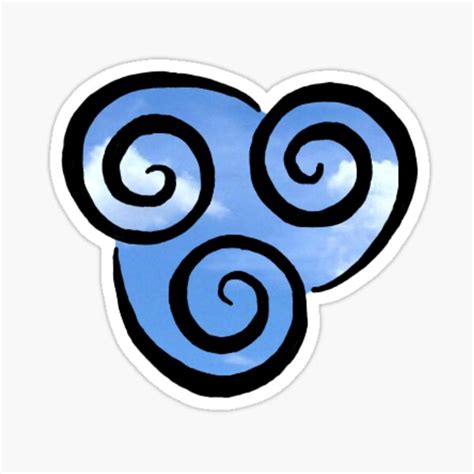 Avatar Air Nation Symbol Sticker By Leopardpaw177 Redbubble