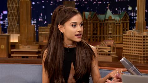 Watch The Tonight Show Starring Jimmy Fallon Interview Ariana Grande