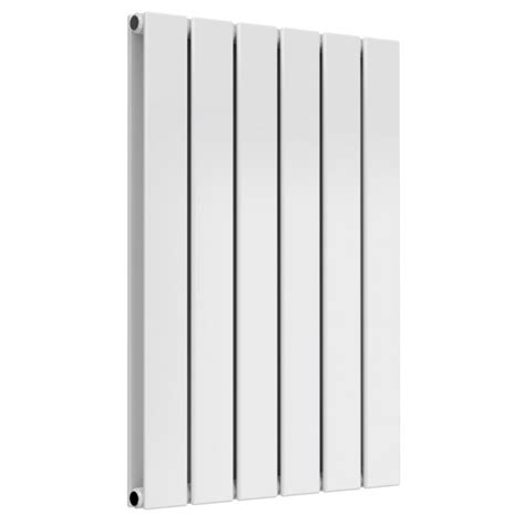 Reina Flat White Double Panel Horizontal Radiator 600mm High X 440mm Wide