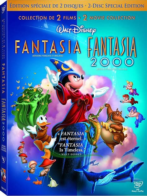 Fantasiafantasia 2000 2010 Disney Animation Dvds And Blu Ray Discs