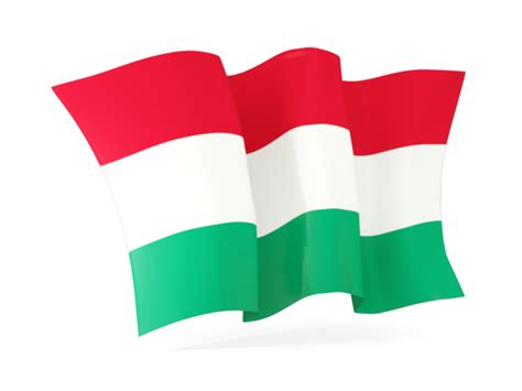 Waving Flag Illustration Of Flag Of Hungary