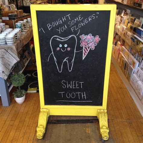 Sweet Tooth Chalkboard Quote Art Art Quotes Fun