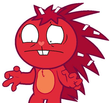 Flaky is a red porcupine whose spikes have white flakes that resemble dandruff. Flaky by Pupster0071 (With images) | Happy tree friends ...
