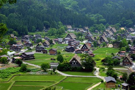 Shirakawa Village Located In U Prefecture A Place At Center Of