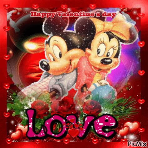 Mickey And Minnie Happy Valentines Day  Pictures Photos And Images