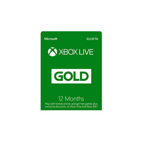 Абонамент Xbox Live Gold 12 Month Xbox One Emagbg