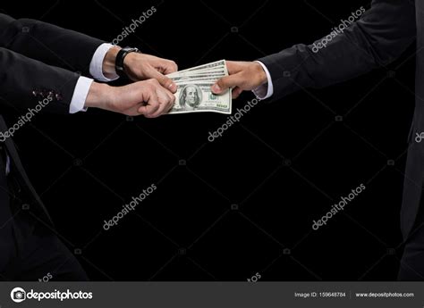 Businessman Bribing Partner — Stock Photo © Vadimvasenin 159648784