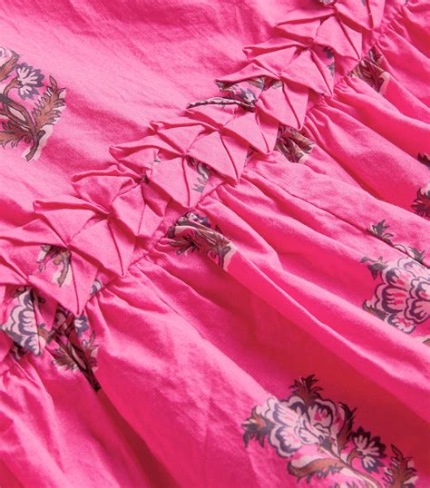 Rhode pink Cotton Salena Dress | Harrods UK