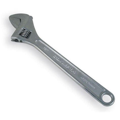 Olympia 18 In Adjustable Wrench 01 018 The Home Depot