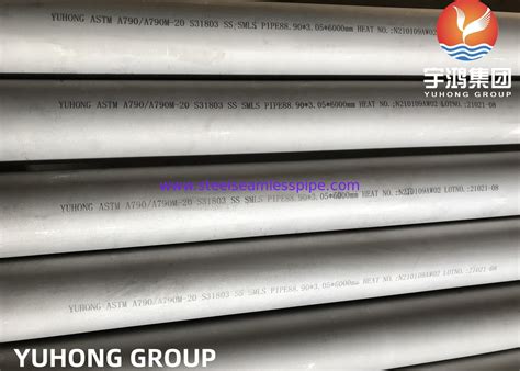 Duplex Stainless Steel Pipe Astm A790790m A789789m S31803 2205 1
