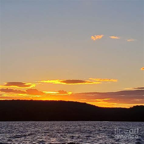 Sunset Lake Wallenpaupack Photograph By Jennifer Gilman Fine Art America