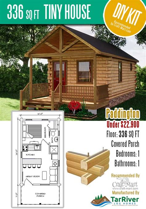 Small One Bedroom Cabin Kits