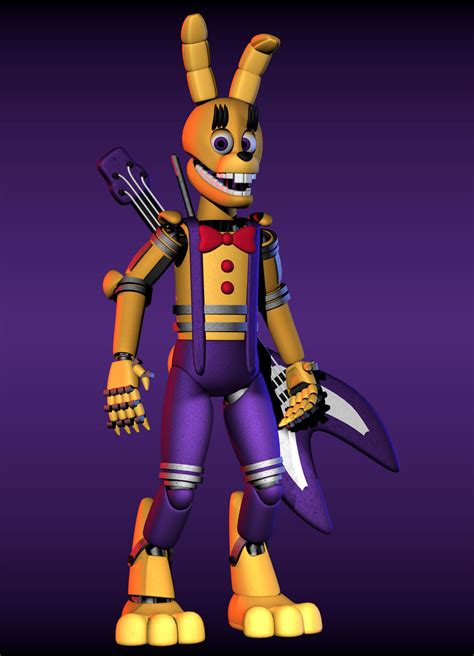 Stylized Springbonnie By Freddlefrooby By Morigandero On Deviantart
