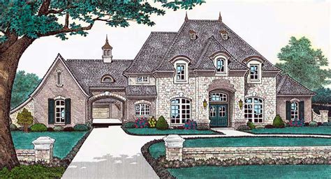 French Country House Plan 4 Bedrooms 4 Bath 3769 Sq Ft Plan 8 556