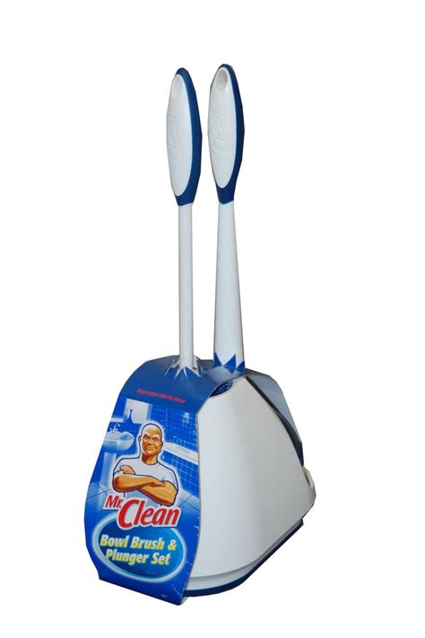 Mr Clean Turbo Plunger And Bowl Brush Caddy Set Toilet Brush Plunger Combo Toilet Brush