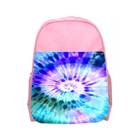 Accessory Avenue Tie Dye Spin Girls Kids Pre School Backpack Pink