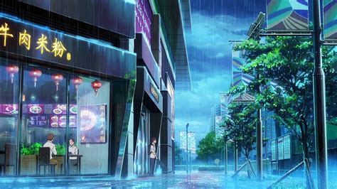 Raining Aesthetic Anime Wallpaper