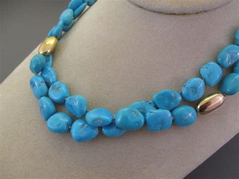 A free ecourse to build and grow a website from zero. Sleeping Beauty Turquoise & 14kt Gold Necklace (2-Strands)