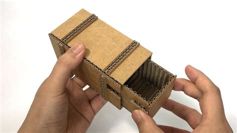 How To Make Secret Safe Box From Cardboard Diy Cardboard Cardboard