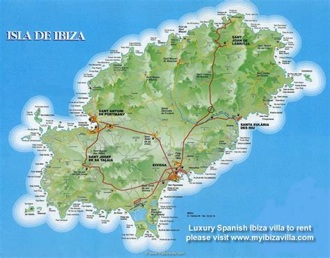 Large Ibiza Maps For Free Download And Print High Resolution And