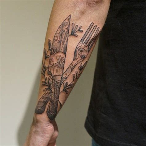 16 Cook Tattoos To Be The Chef In Your Kitchen Food Tattoos Culinary