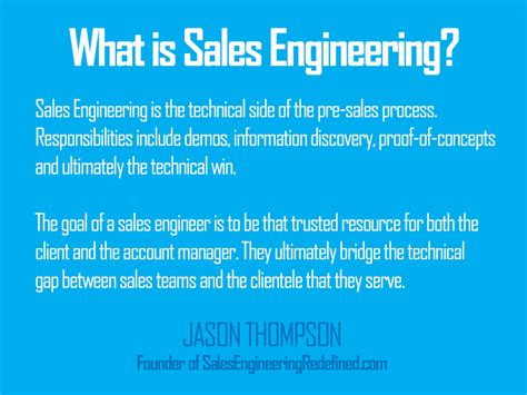 What Is Sales Engineering Sales Engineering Redefined