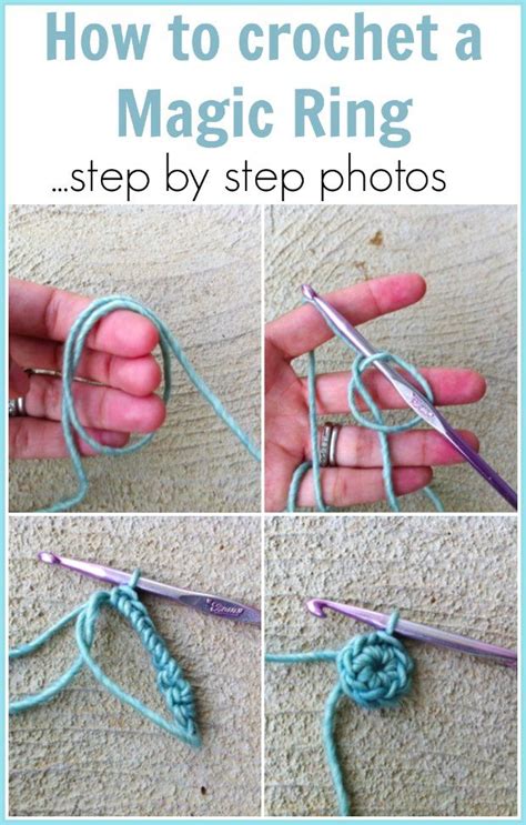 How To Crochet A Magic Ring Step By Step Photo Instructions For Beginners