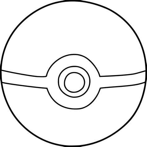 Pokeball Master Ball Pokemon Coloring Pages Sketch Coloring Page