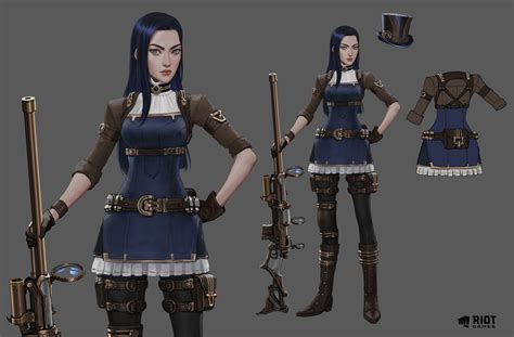 Caitlyn Concept Art League Of Legends Art Gallery