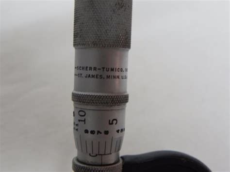 Scherr Tumico 0 1 Micrometer Lotst9966 Ebay
