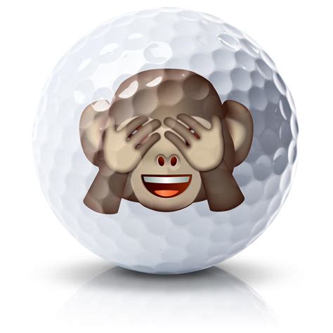 Emoji Official Novelty Fun Golf Balls Pack Of 12 Uk Sports And Outdoors