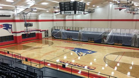 Prairieland High School Basketball Gym Z Floor Sport Flooring